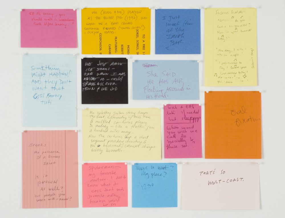 Joseph Grigely, Fourteen Untitled Conversations, 2001-2013, pigment print, 38 x 48 cm, © photo DR, courtesy Air de Paris, Paris
