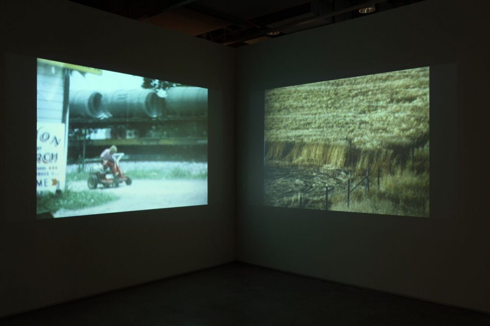 John Q, Take Me With You, 2014, two-channel video installation (video, re-created artifact), dimensions variable